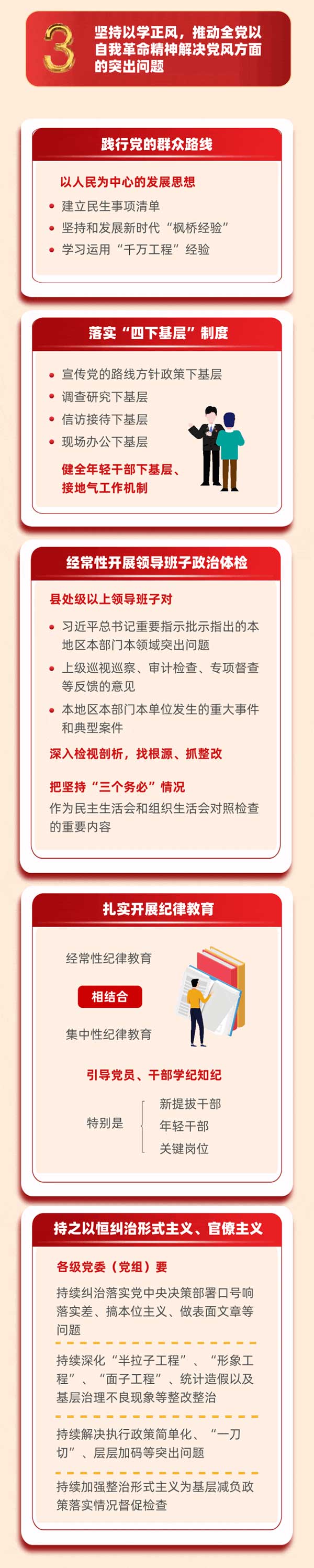 推動(dòng)全黨以自我革命精神解決黨風(fēng)方面的突出問(wèn)題